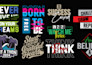 create custom graffiti and minimalist typography t shirt design